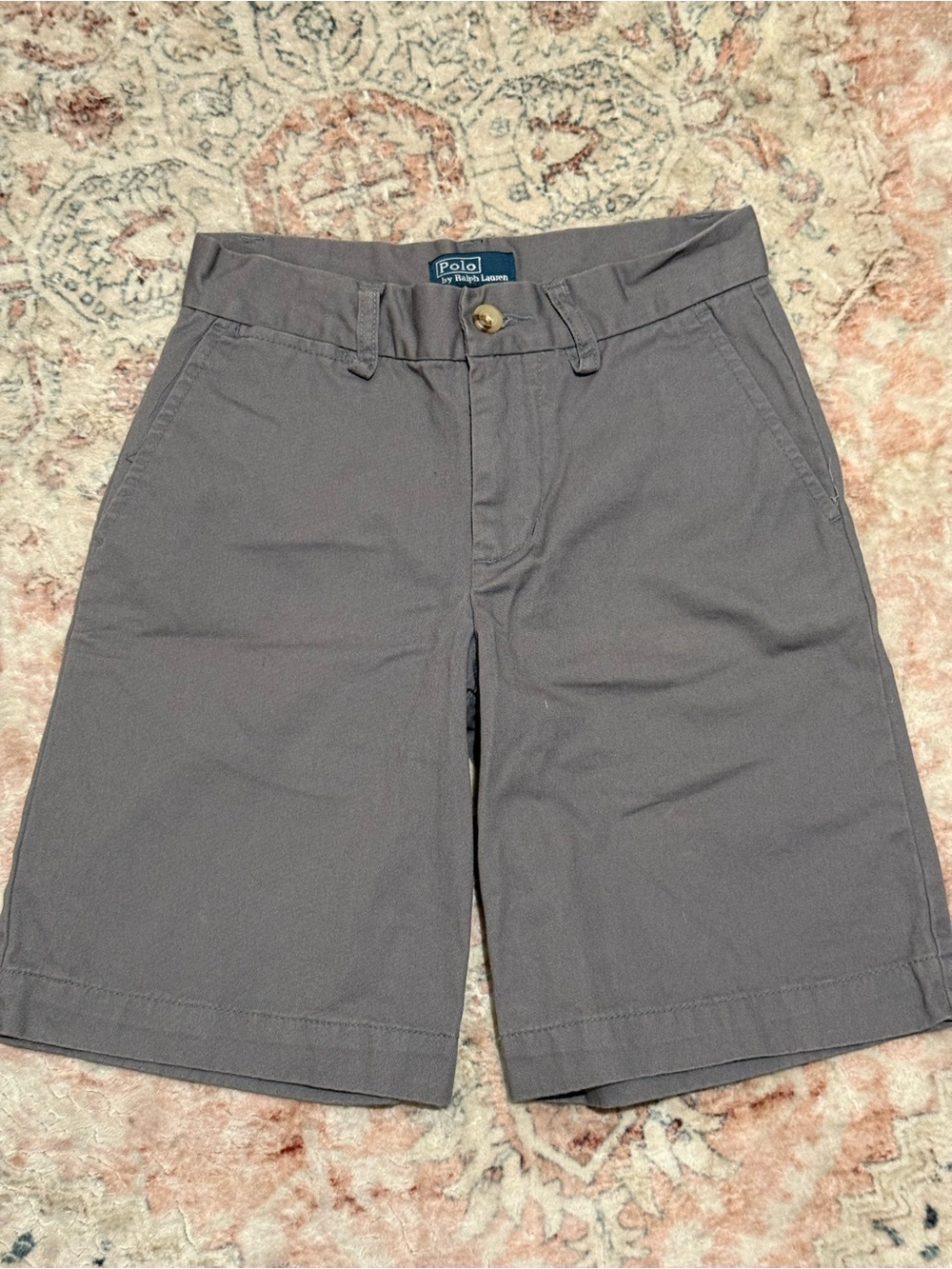 Ralph Lauren Gray Flat Front Kid’s Shorts
